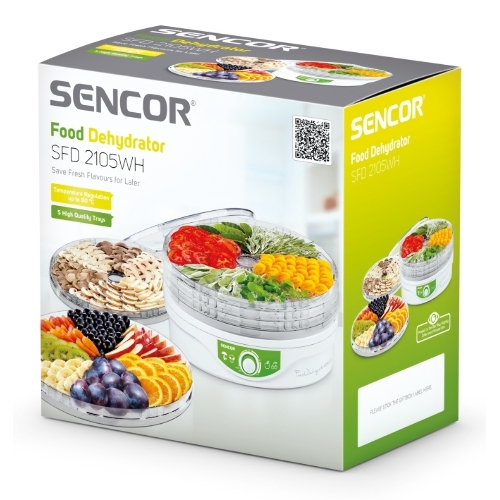 Сушилка для овощей и фруктов Sencor SFD 2105WH