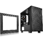 Компьютерный корпус Thermaltake Versa H18 Window черный без БП mATX 2xUSB 2.0 1xUSB 3.0 audio bott PSU