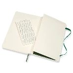 Блокнот Moleskine CLASSIC SOFT QP616K15 Large 130х210 мм 192 стр. линейка мягкая обложка зеленый
