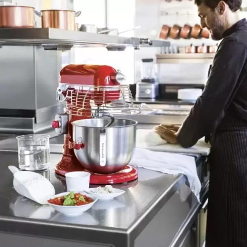 Миксер с подъемной чашей KitchenAid 5KSM7990XEER Professional 6.9 л красный