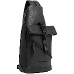 Рюкзак слинг Piquadro Harper CA6784AP/N черный кожа