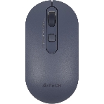 Мышь беспроводная A4Tech Fstyler FG20 пепельный/синий, 2000 dpi, радиоканал, USB, кнопки - 4