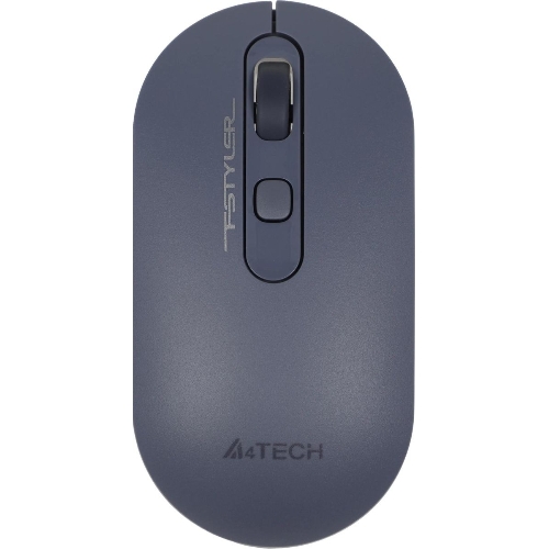 Мышь беспроводная A4Tech Fstyler FG20 пепельный/синий, 2000 dpi, радиоканал, USB, кнопки - 4