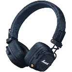 Беспроводные/проводные наушники Marshall Major V синий, накладные, Bluetooth + проводной, беспроводная зарядка, до 100 ч
