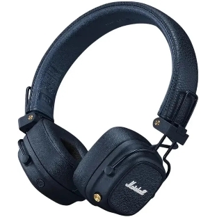 Беспроводные/проводные наушники Marshall Major V синий, накладные, Bluetooth + проводной, беспроводная зарядка, до 100 ч