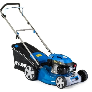 Бензиновая газонокосилка HYUNDAI L4620 двигатель Hyundai ICV145,4-х такт, 3.8 л.с./145 см3, Ширина среза 45,7 см, Высота среза 25-75 мм, 23,5 кг