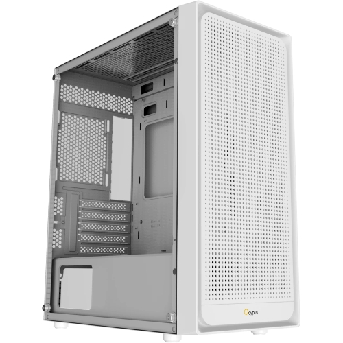 Компьютерный корпус Ocypus Gaммa C50 без БП белый (Gaммa-C50-WHG000XX-GL)