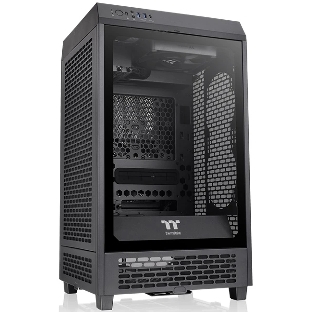 Компьютерный корпус Thermaltake The Tower 200 черный без БП miniITX 11x120мм 5x140мм 2xUSB 3.0 audio bott PSU