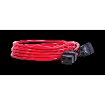 Шнур питания с фиксатором REM IEC 60320 C19/IEC 60320 C20, 16 А/250 В (3 * 1,5), 1,8 м, красный R-16-Cord-C19-C20-1.8-Red