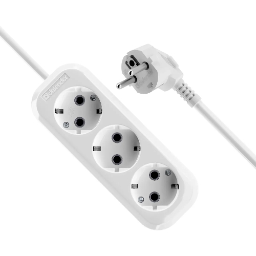 Удлинитель DEFENDER (99369) R330 16 А, 3 роз х 10 м, белый
