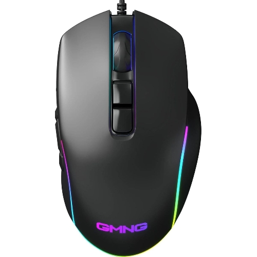 Мышь проводная GMNG XM003 черный, 32000 dpi, USB, кнопки - 10
