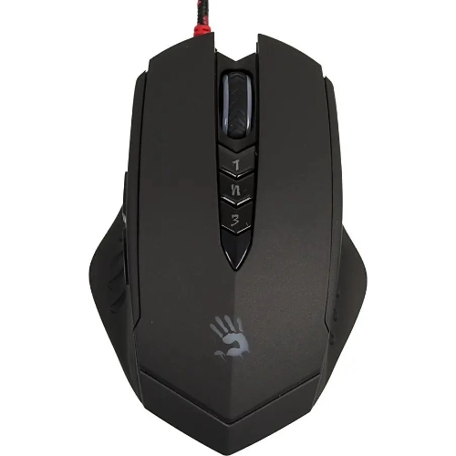 Мышь проводная A4Tech Bloody V8M Max черный, 12000 dpi, USB, кнопки - 10