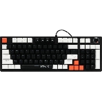 Клавиатура проводная Defender Hawk GK-418, USB, черный/белый
