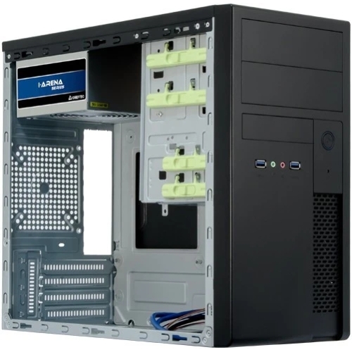 Компьютерный корпус CHIEFTEC MESH XT-01B-OP без БП, черный, mATX