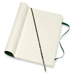 Блокнот Moleskine CLASSIC SOFT QP616K15 Large 130х210 мм 192 стр. линейка мягкая обложка зеленый