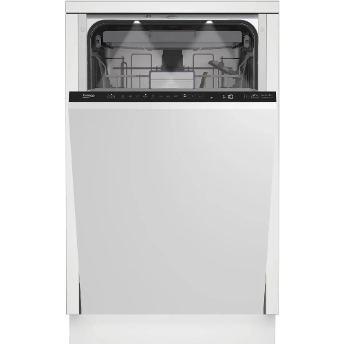 Встраиваемая посудомоечная машина Beko BDIS38120A, черный, 44.8 см, 11 компл., 45 дБ, класс A