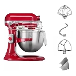 Миксер с подъемной чашей KitchenAid 5KSM7990XEER Professional 6.9 л красный
