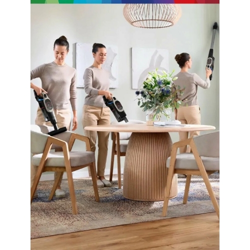 Пылесос вертикальный Bosch BCS931GAC серый, питание от аккумулятора, уборка сухая, пылесборник 0.4 л