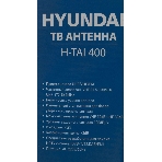 Антенна телевизионная Hyundai H-TAI400 30дБ активная черный