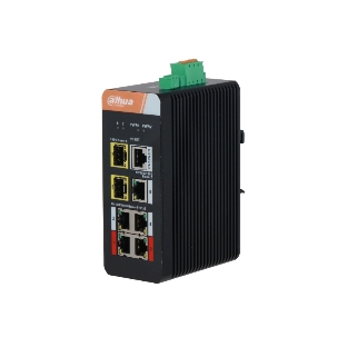 Коммутатор Dahua DH-IS4207-4GT-120 5G 2SFP 4PoE 120W неуправляемый