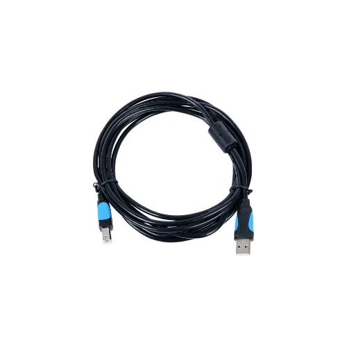 Кабель Vention USB 2.0 AM/BM - 3 м. черный VAS-A16-B300