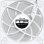 Вентилятор для корпуса Ocypus Gaммa F12 Elite WH ARGB REVERSE BLADE 3 IN 1, 120x120x25мм, 4-PIN PWM, 600-1800 RPM, 26 DBA MAX, HYDRO BEARING