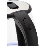 Чайник электрический Starwind SKG4777 1.8 л, 2000 Вт, черный/прозрачный (корпус: стекло)
