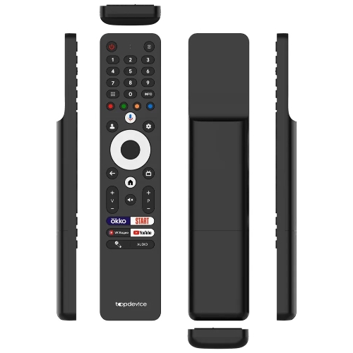Телевизор TopDevice 50'' TDTV50DQ08U черный VA-QLED UHD 60Hz Smart TV 2GB/16GB