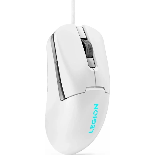 Мышь проводная Lenovo Legion M300s белый, 8000 dpi, USB, кнопки - 6
