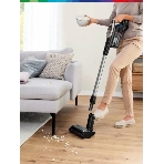 Пылесос вертикальный Bosch BCS931GAC серый, питание от аккумулятора, уборка сухая, пылесборник 0.4 л