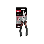 Удлиненные плоскогубцы Deli DL0103 160 мм, Cr-V, эксцентриковый шарнир, антикоррозийное покрытие, трехкомпонентная прорезиненная рукоять