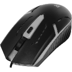 Мышь проводная Defender Flash MB-600L черный, 1200 dpi, USB, кнопки - 4