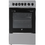 Плита электрическая Beko FFSE57114GS серебристый, конфорок 4 шт, духовка 55 л, 50 см x 85 см x 60 см