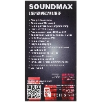 Автомагнитола Soundmax SM-CCR3188FB, 1 DIN, Bluetooth, USB Type-A, AUX