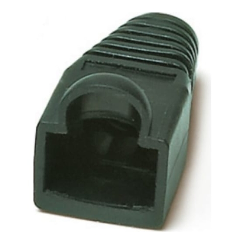 Изолирующий колпачок Hyperline BOOT-BK-10 для разъемов RJ-45, черный (10 шт.)