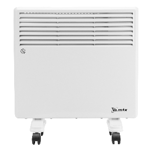 Конвектор электрический MTX CH-1000, белый, 1000 Вт, 10 м2, термостат
