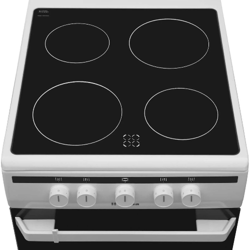 Плита электрическая Hansa FCCW54002 белый, конфорок 4 шт, духовка 68 л, 50 см x 85 см x 60 см