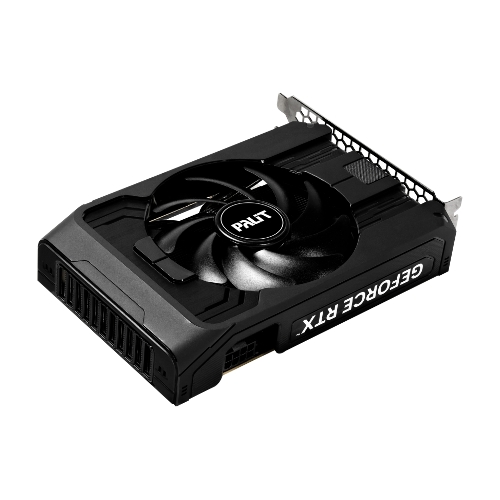 Видеокарта Palit GeForce RTX 5050 StormX OC, NVIDIA RTX 5050, 8 ГБ GDDR6, 128 бит, PCI-e 5.0, 1xHDMI, 3xDP, 2617 МГц