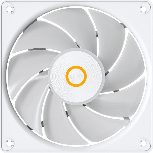 Вентилятор для корпуса Ocypus Gaммa F12 Elite WH ARGB REVERSE BLADE 3 IN 1, 120x120x25мм, 4-PIN PWM, 600-1800 RPM, 26 DBA MAX, HYDRO BEARING