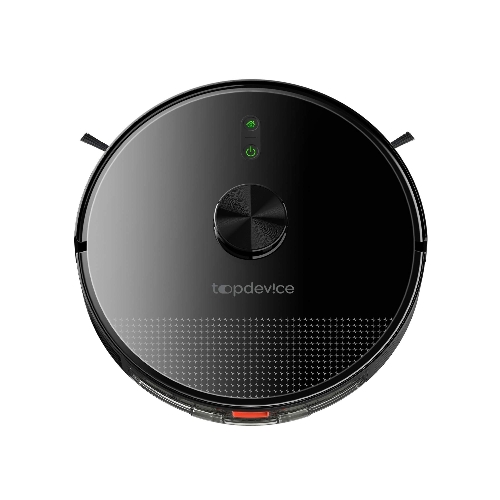 Робот-пылесос TopDevice TDSRC003_BK черный, 40 Вт, 2600 мА·ч Li-Ion, уборка влажная/сухая, пылесборник контейнер 0.4 л