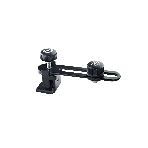 Держатель микрофона на обод барабана K&M 24035-300-55 регулируемый по вылету крепление микрофона, перемещение по направляющей до 70 мм