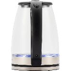 Чайник электрический Starwind SKG4777 1.8 л, 2000 Вт, черный/прозрачный (корпус: стекло)