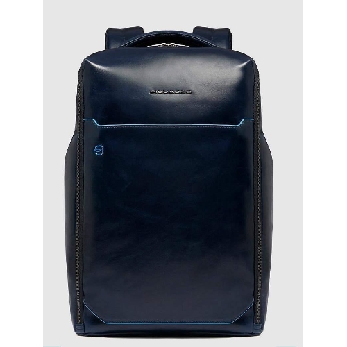 Рюкзак мужской Piquadro Blue Square CA6591B2/BLU2, кожа, темно-синий