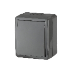 Выключатель ЭРА 11-1401-03 IP54, 10АХ-250В, ОУ, Эксперт, серый (16/160/2560)
