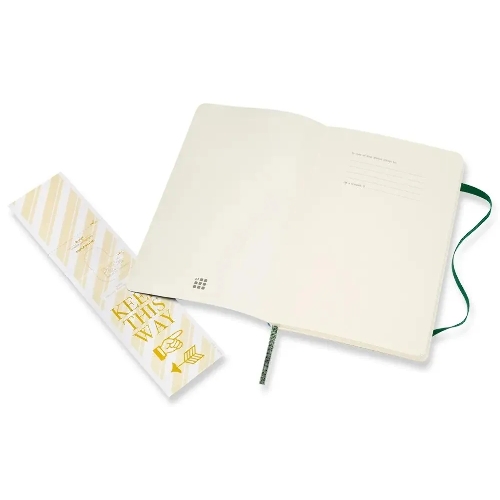 Блокнот Moleskine CLASSIC SOFT QP616K15 Large 130х210 мм 192 стр. линейка мягкая обложка зеленый