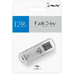 Флешка USB Smartbuy V-Cut Silver (SB128 GbVC-S3), 128Gb, USB 3.0, R/W 75/30, серебристый