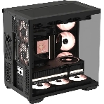Компьютерный корпус Formula V Line Crystal Z7 PA Black, ATX, TYPE-C*1, USB3.0*1, Front+Side Glass, SIDE 3x PERFORMANCE ARGB, REAR 2x PERFORMANCE ARGB