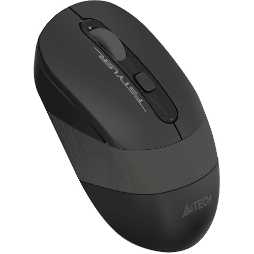 Мышь беспроводная A4Tech Fstyler FG10S черный/серый, 2000 dpi, радиоканал, USB, кнопки - 4