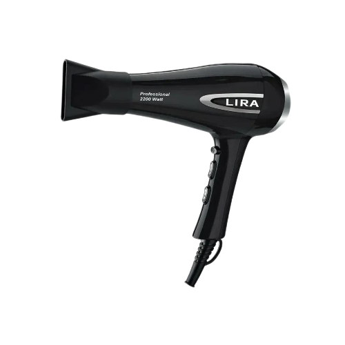 Фен LIRA LR 0706 черный, 2200 Вт