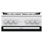 Плита комбинированная Gorenje GK5A21WH белый, конфорок 4 газовых, духовка 68 л, 50 см x 85 см x 59.4 см